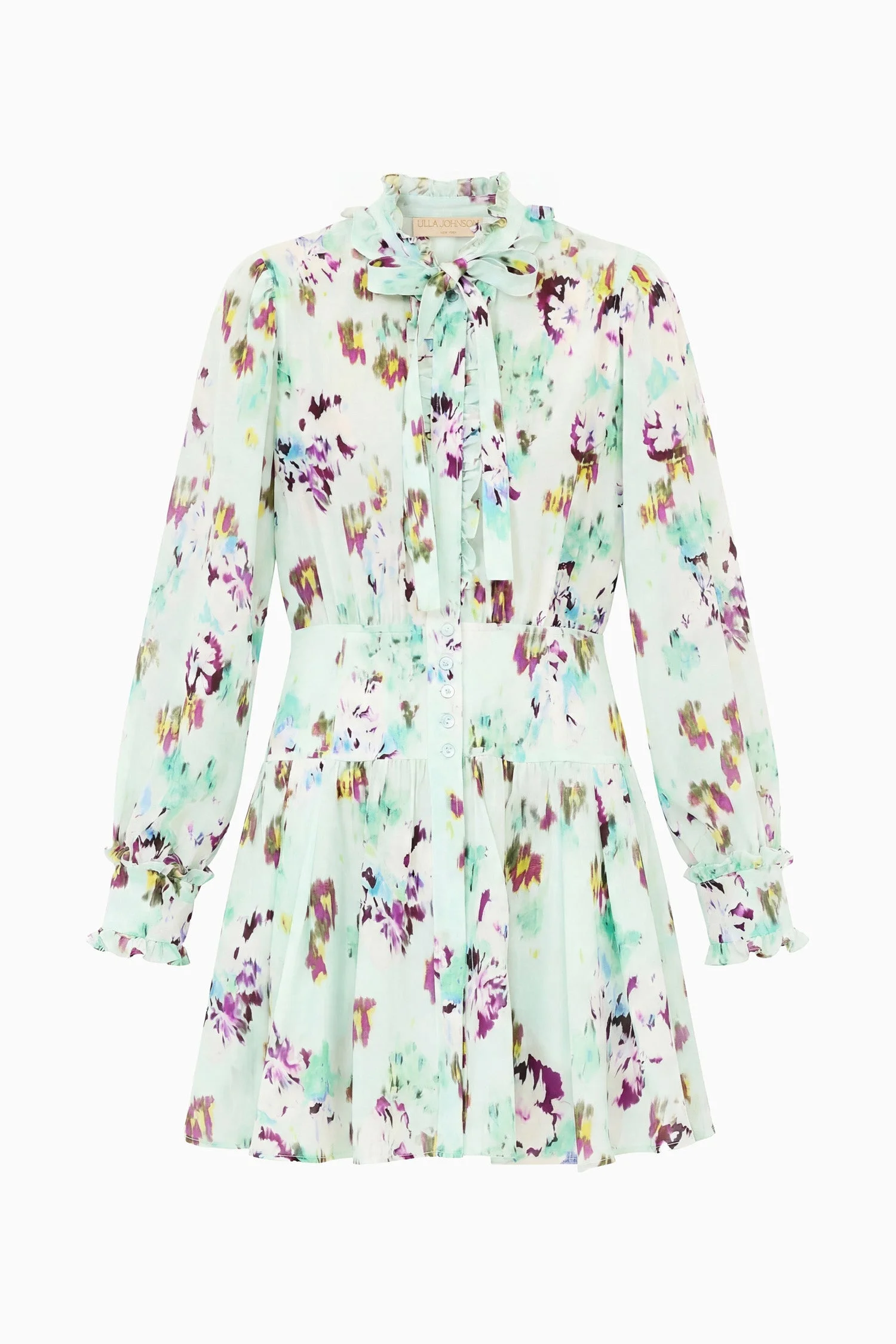 Viola Silk Mini Dress - 1