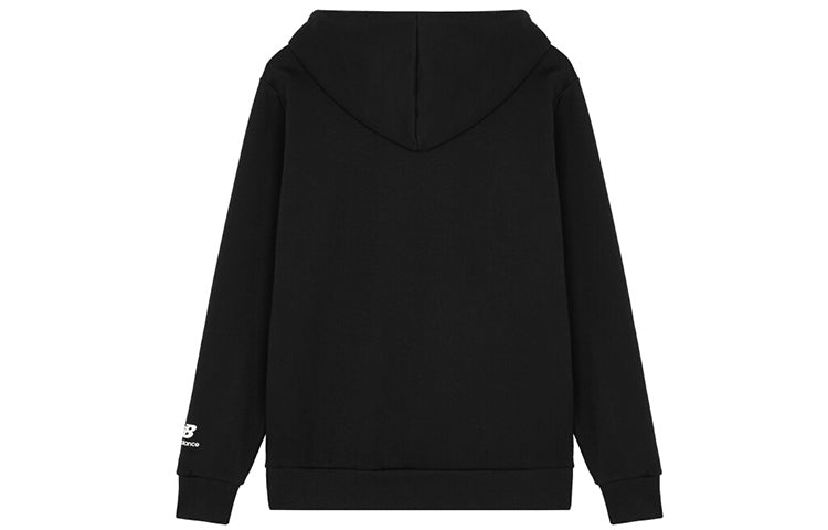 New Balance Men's New Balance Casual Sports Hooded Pullover Long Sleeves Black AMT14317-BK - 2