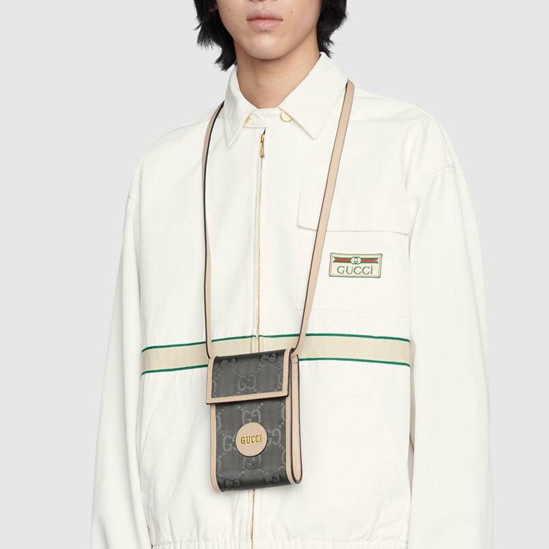 (WMNS) Gucci Logo PatternPrint Off The GridSeries SingleShoulderBag Mini DarkGray 625599-H9HAN-1263 - 9