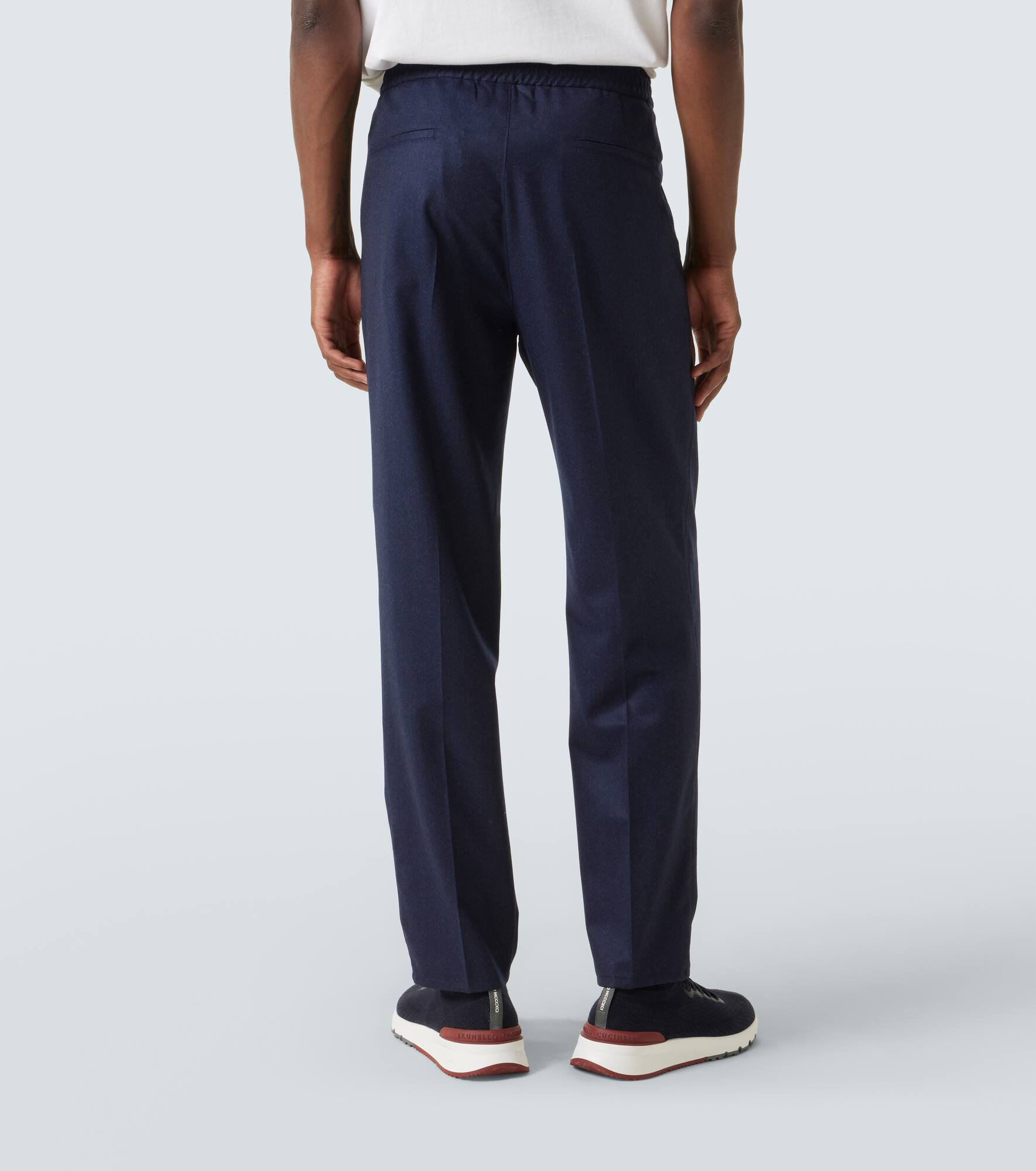 Virgin wool straight pants - 4