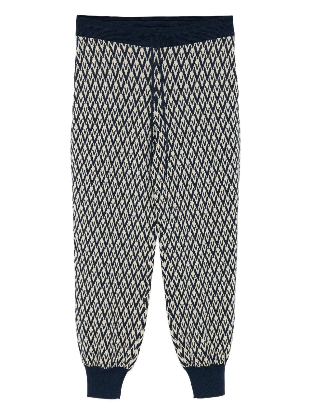 jacquard track pants - 5