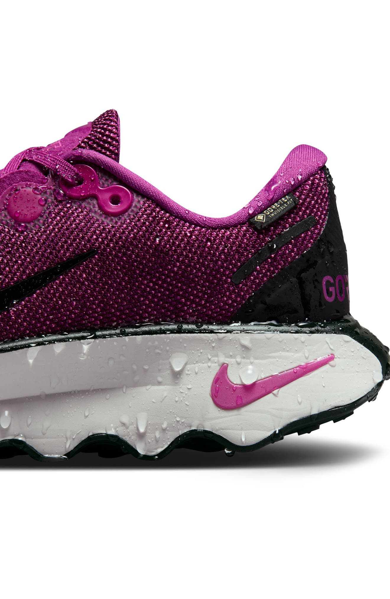 Nike Motiva Gore-Tex® Road Running Shoe in Bordeaux/firepink/cactusflower at Nordstrom - 9