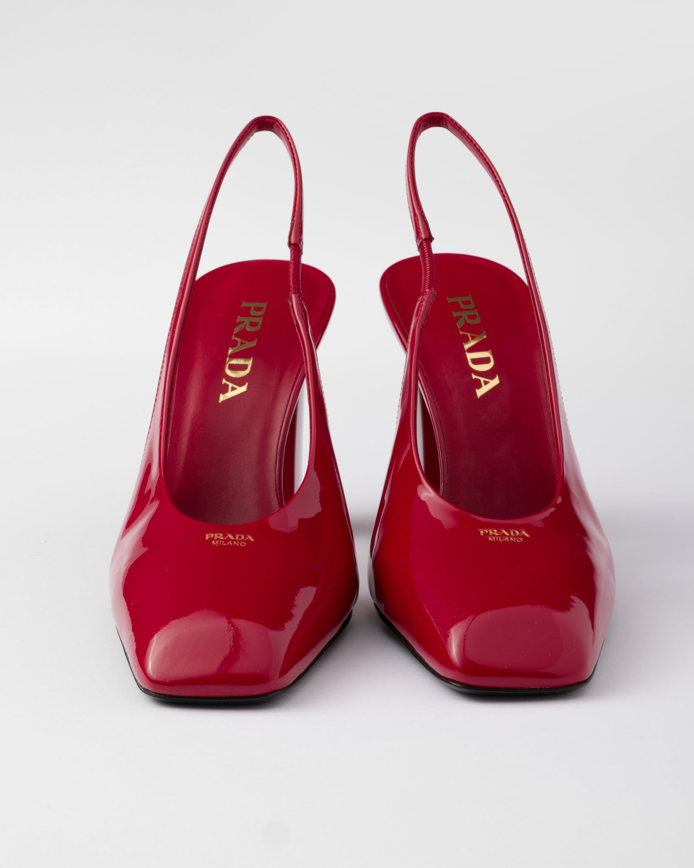 サンダル・ミュール PRADA | Patent-leather pumps 1I154N_069_F0236_F_055 Prada Patent Leather Slingback Pumps | Saks Fifth Avenue