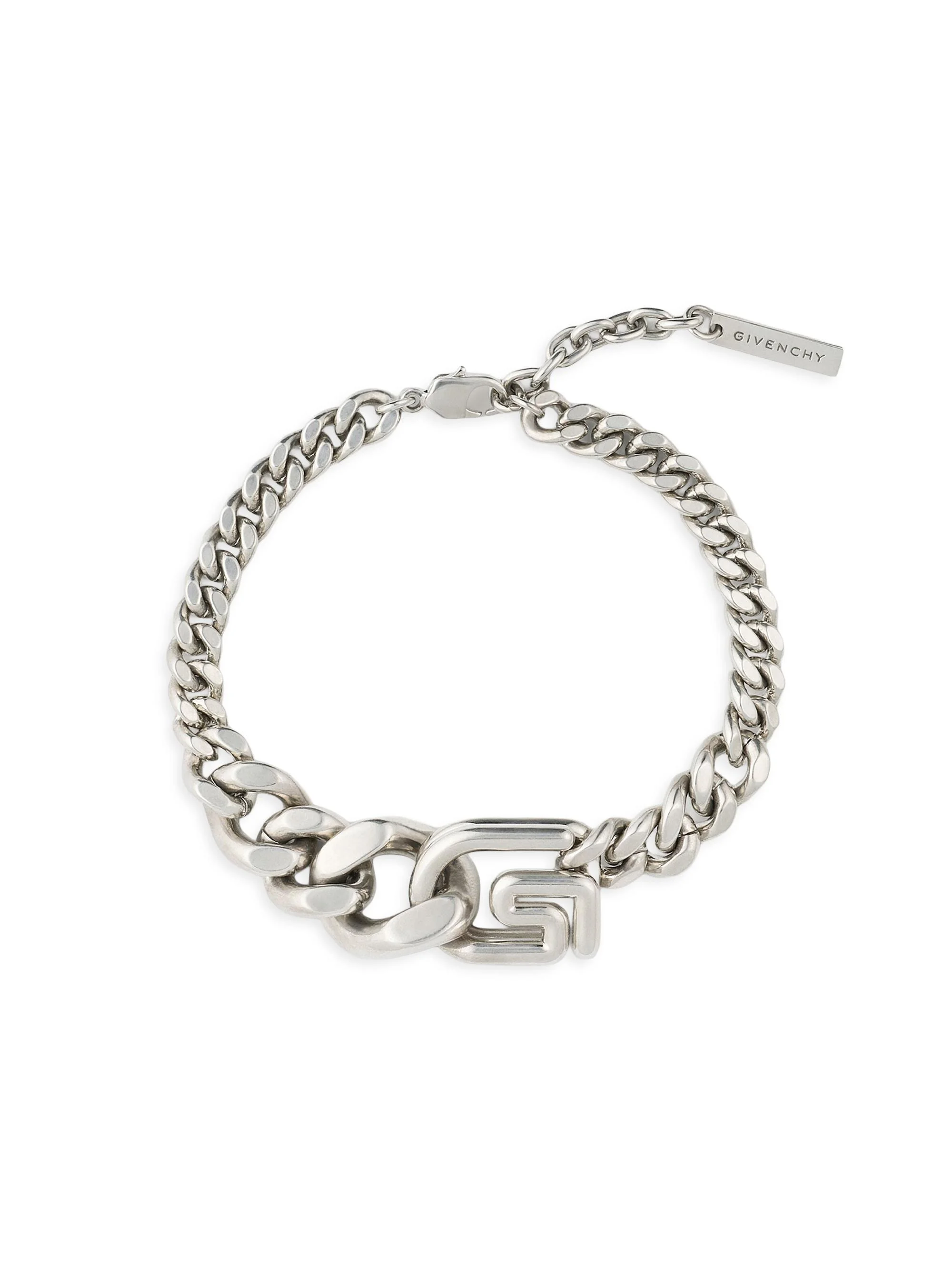 Men's G Line Bracelet in Metal - Antic Silvery - 1