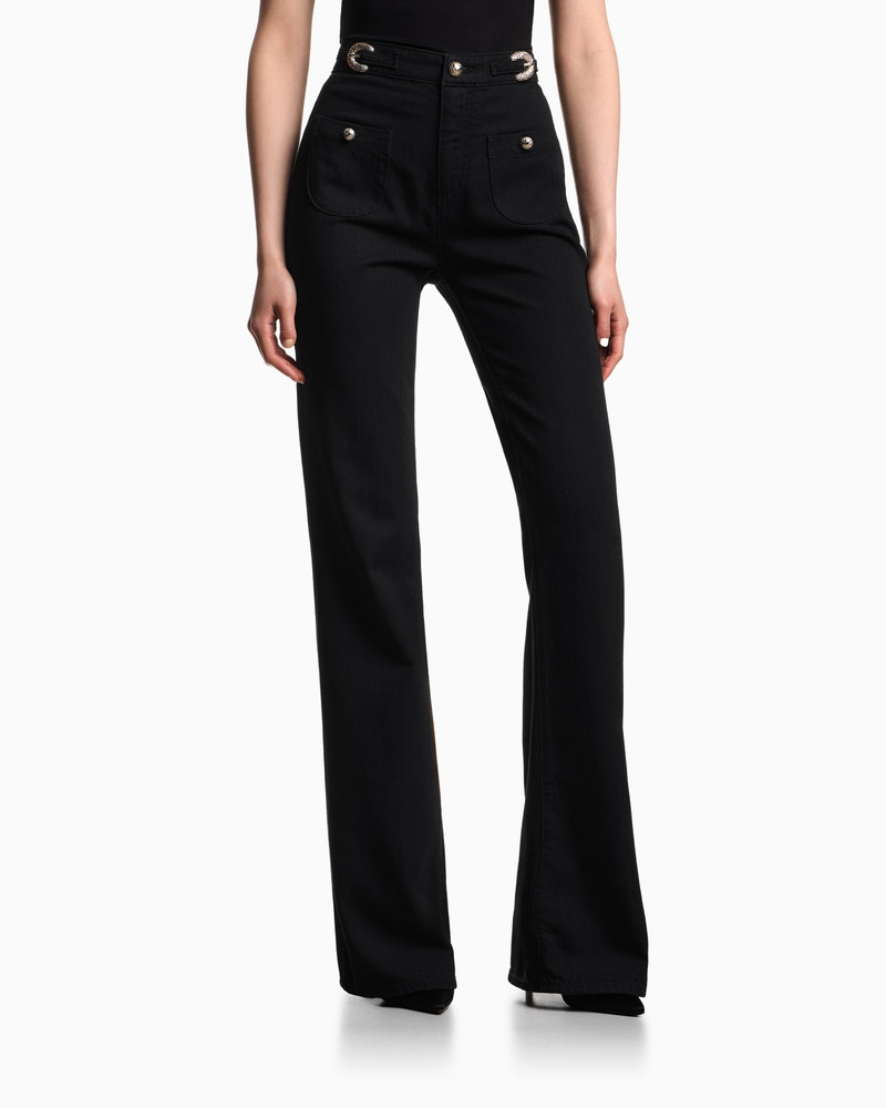 EMPORIO ARMANI J9H SLIM-FIT JEANS IN LYOCELL BLEND DENIM WITH A BUCKLE DETAIL outlook