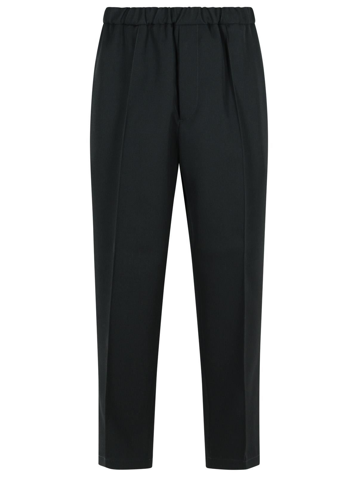 Jil Sander Black Wool Pants Men - 1