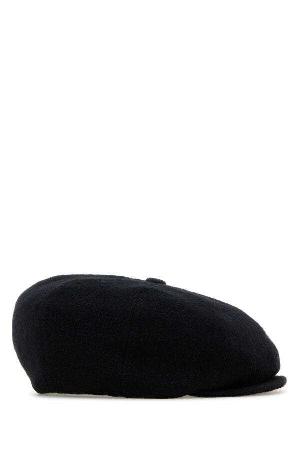 Black gabardine hat - 2