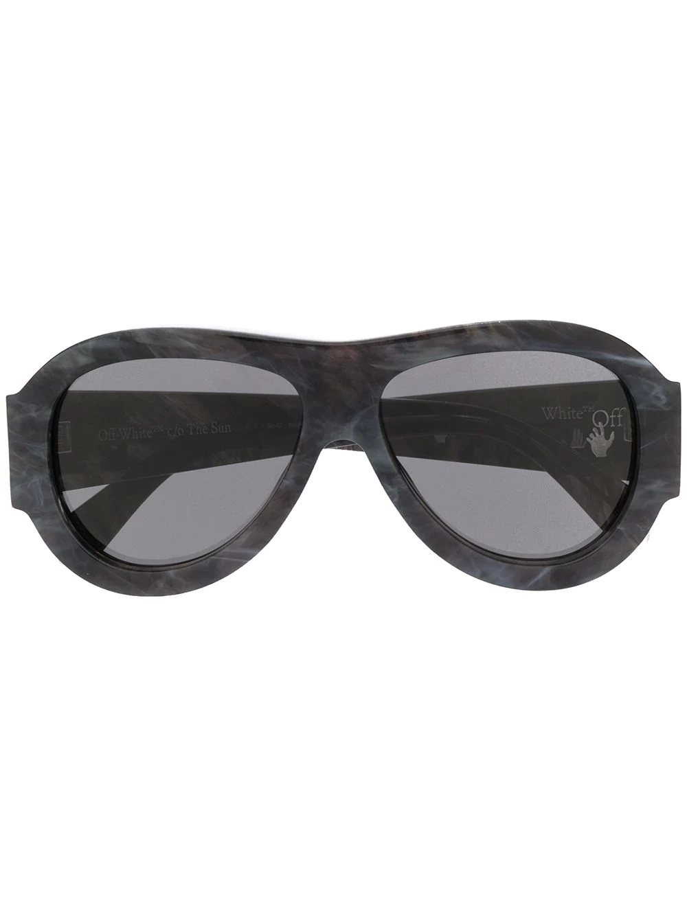 oversized pilot sunglasses - 1