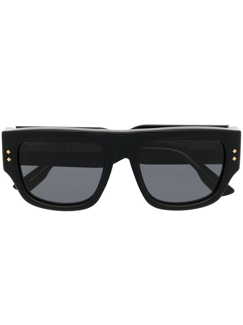 stud square-frame sunglasses 1