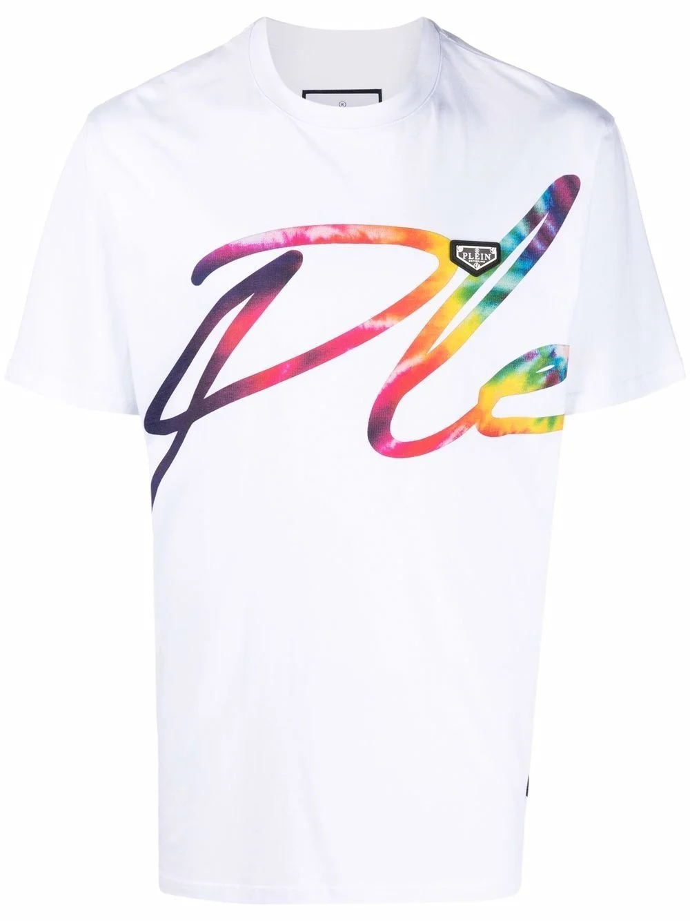 multicolour signature logo T-shirt - 1