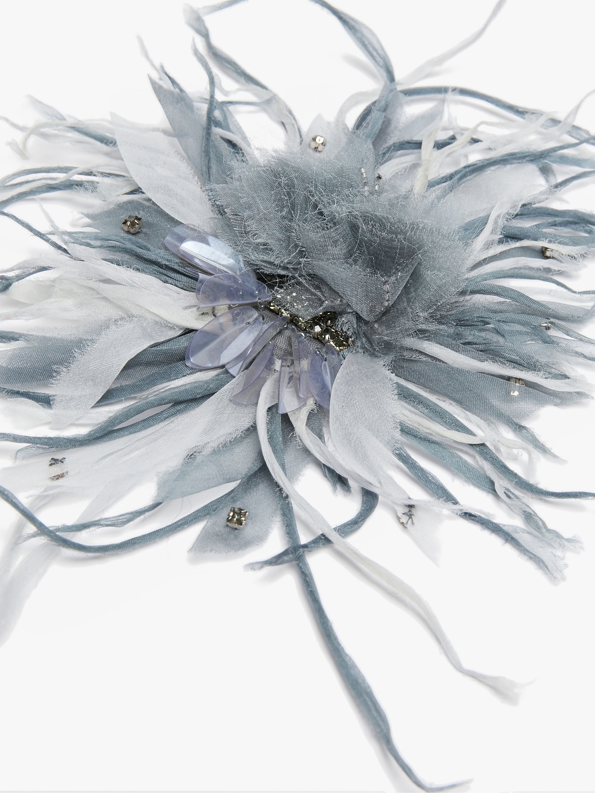 KING Flower brooch with sequins - 2