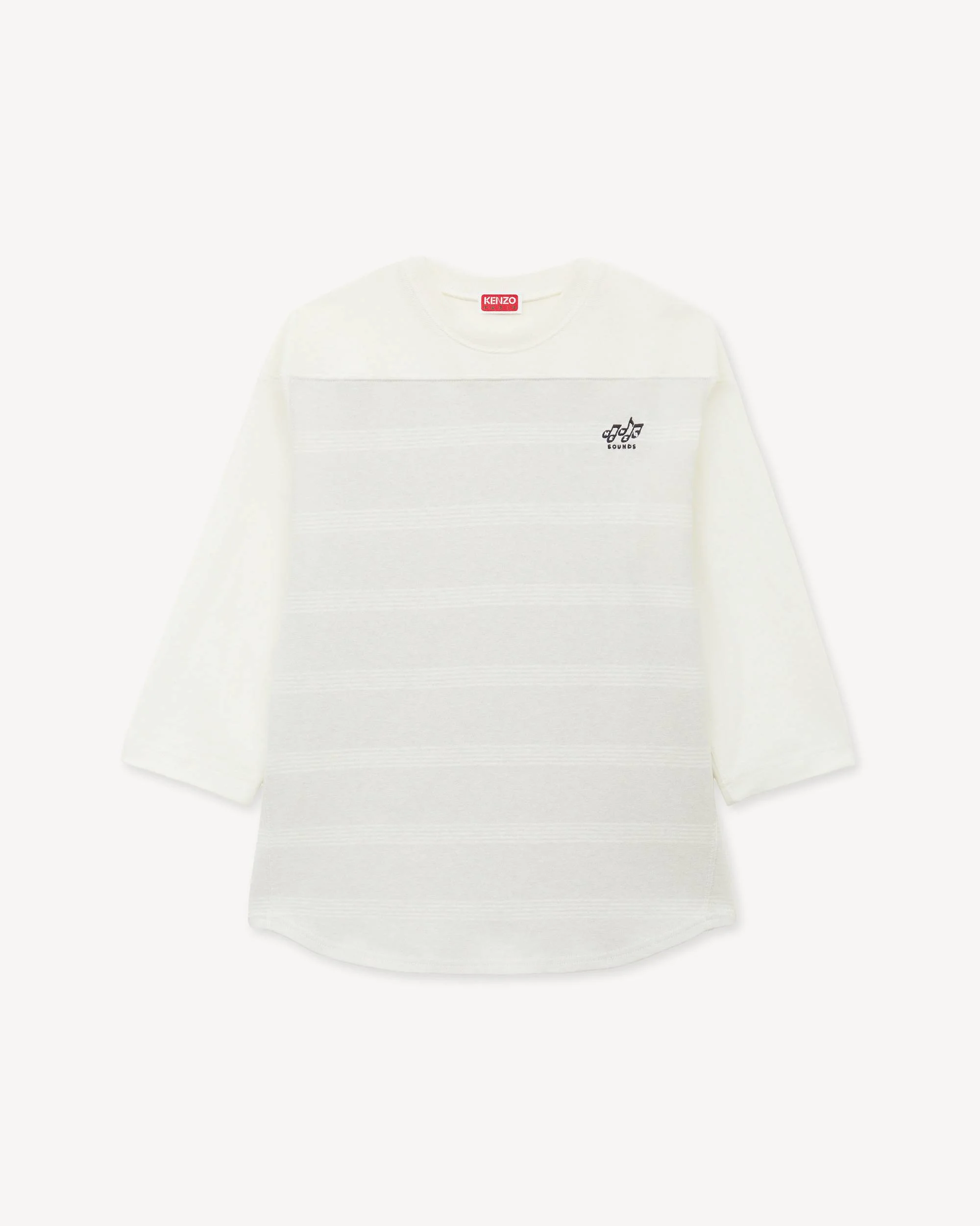 ''KENZO Sounds' embroidered mariniere long sleeves T-shirt in cotton - 1