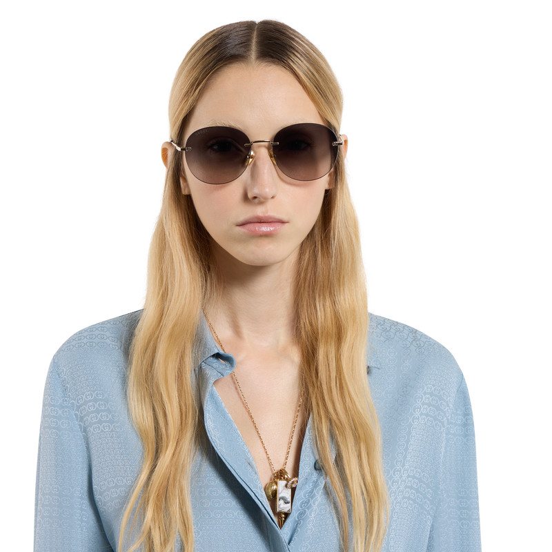 GG2101SA Specialized fit frameless sunglasses 3