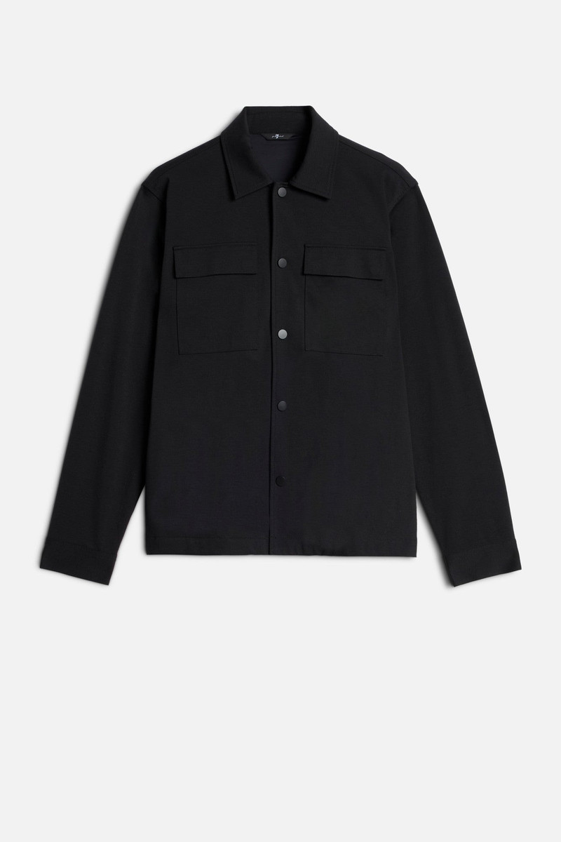 OVERSHIRT in Luxe Performance Knit Black 1
