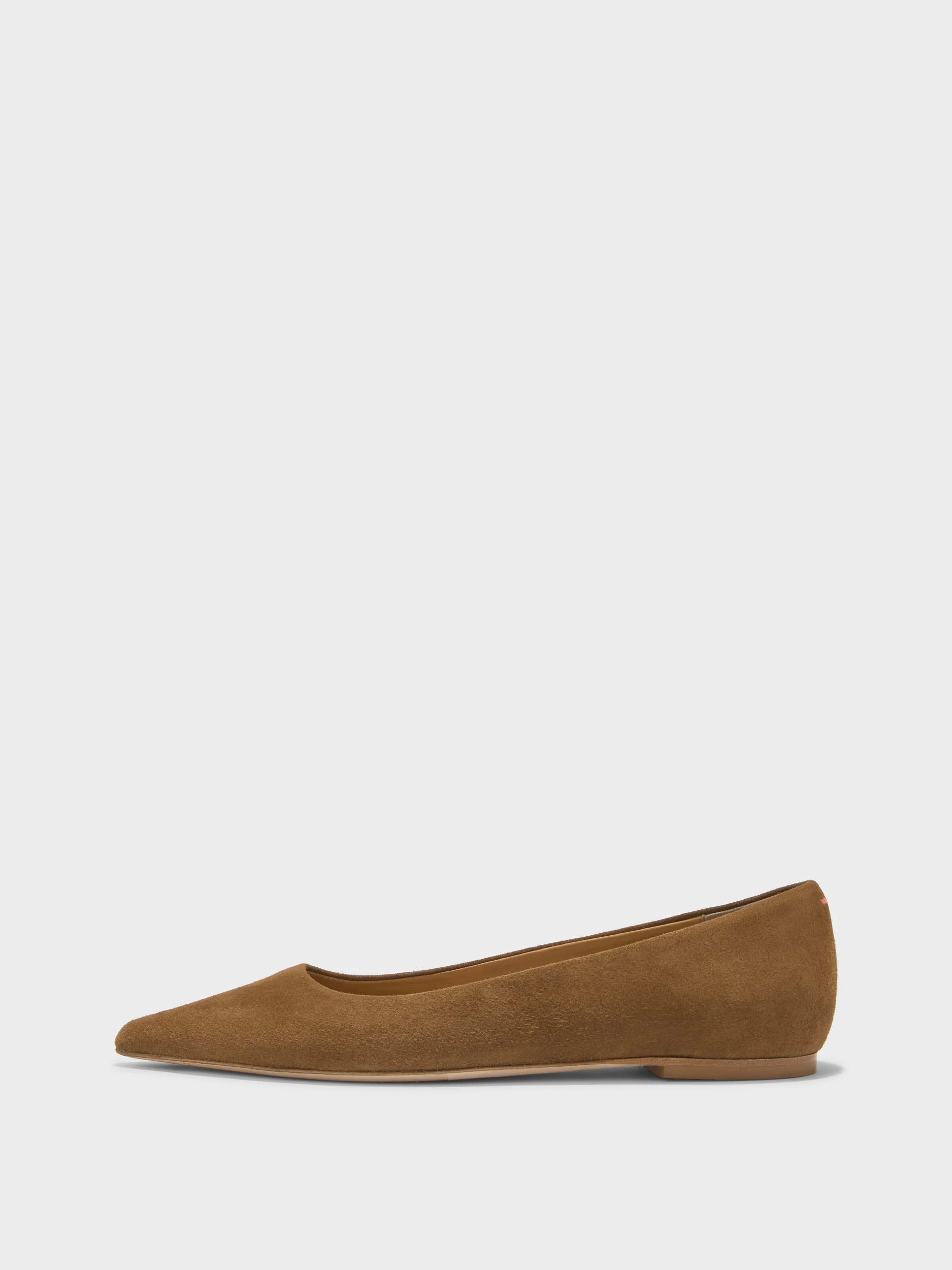 Cassy Pointed-Toe Suede Flats - 1