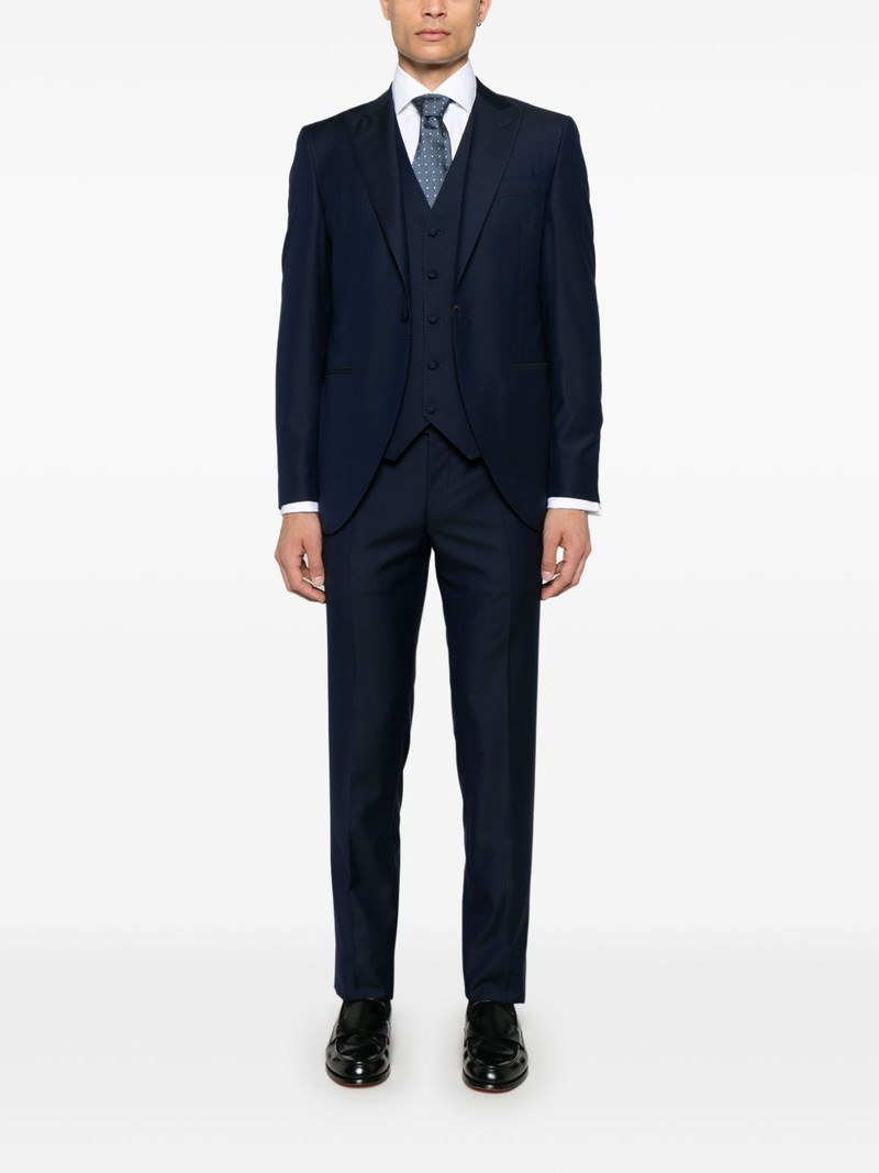 Canali wool three-piece suit outlook