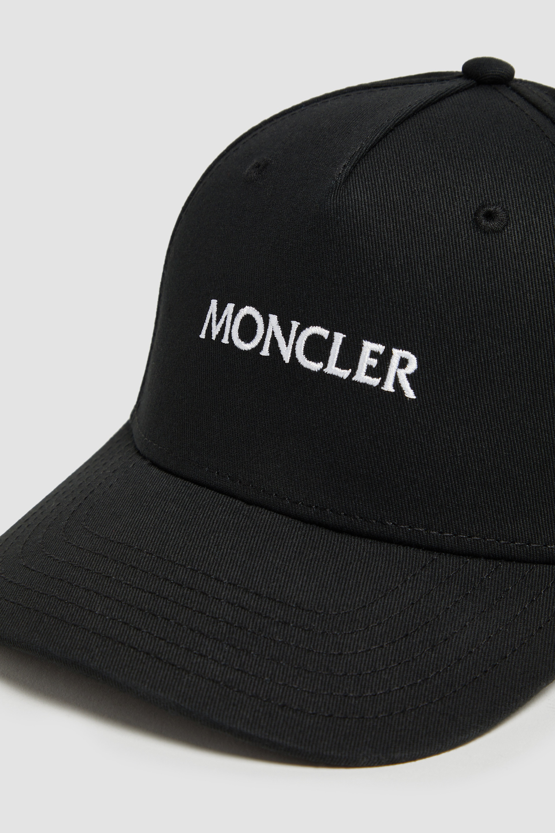 Embroidered Logo Gabardine Baseball Cap - 5