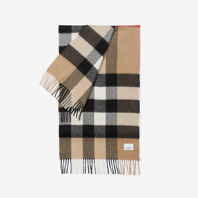 Burberry Check Cashmere Scarf outlook