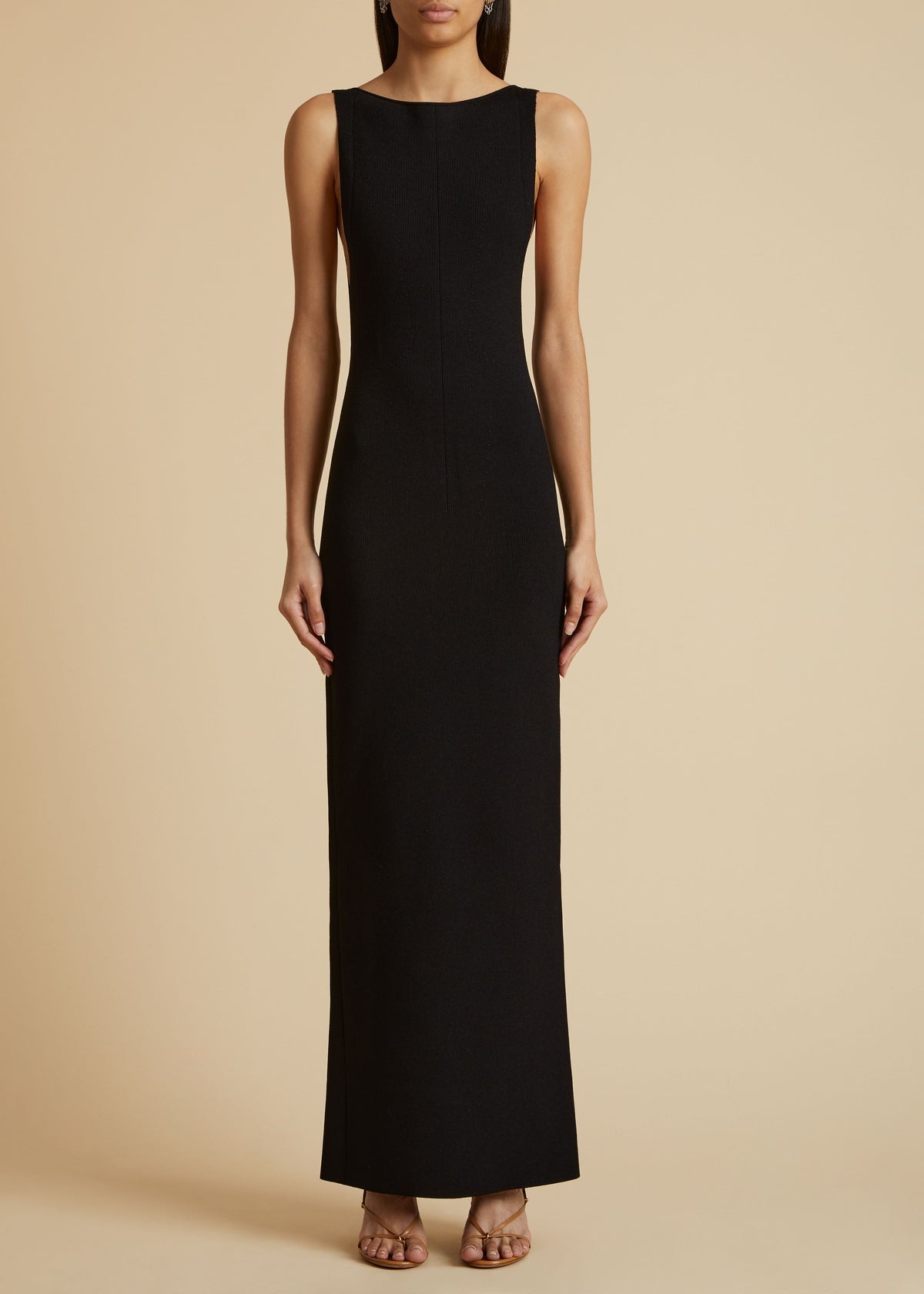 The Evelyn Dress in Black - 2
