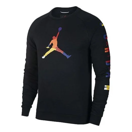 Air Jordan Men's Sports Sweatshirt Long Sleeve 'Black' CQ7593-010 - 1
