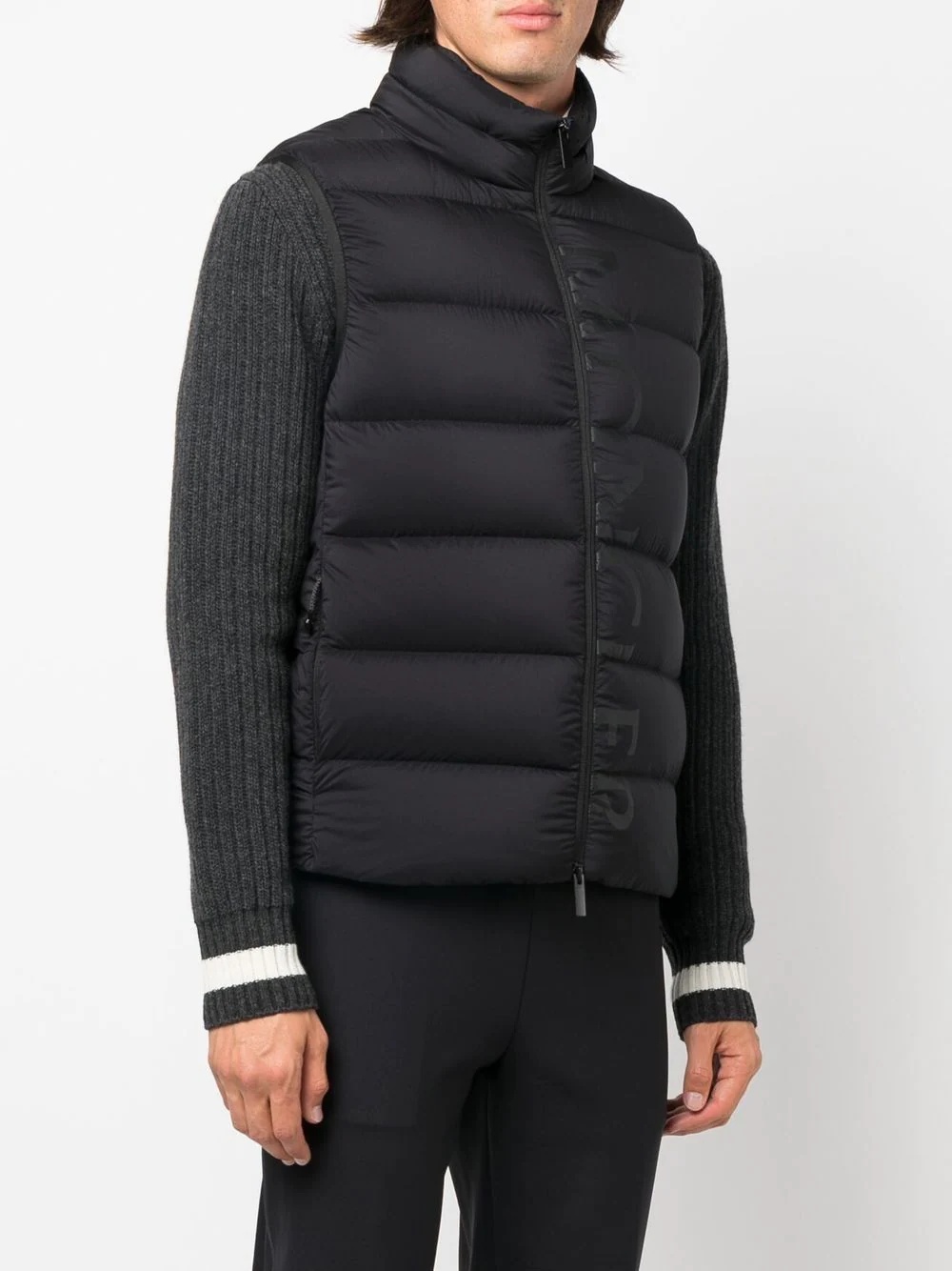 zipped padded gilet - 3