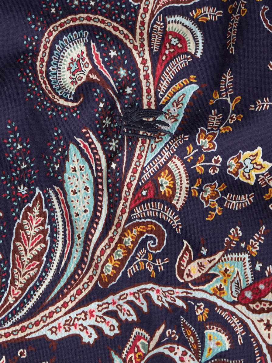 PAISLEY-PRINT T-SHIRT WITH LOGO - 6