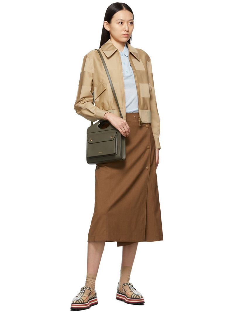 Beige Check Aldwych Mary Jane Oxfords 6