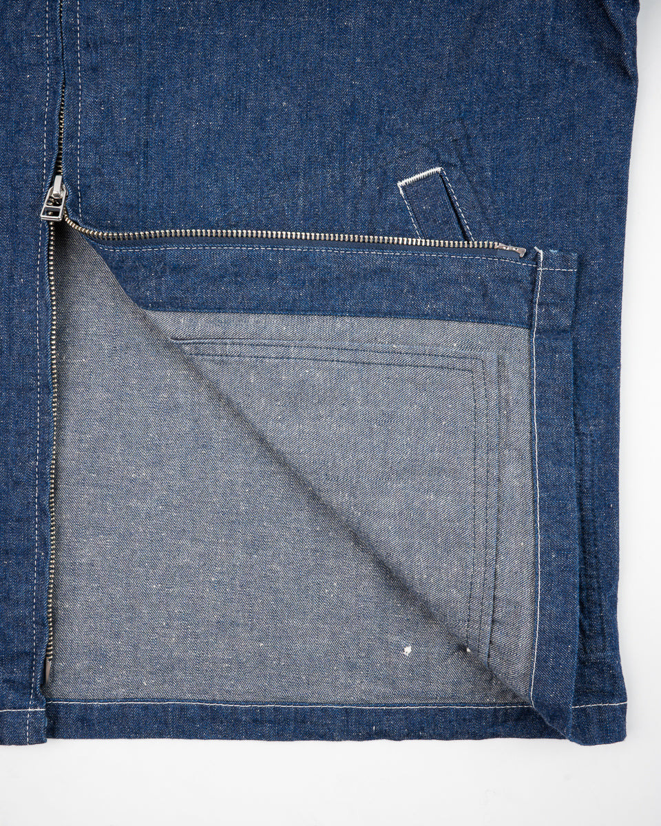 IHJ-146-IND 10oz Nep Denim Windbreaker - Indigo - 9