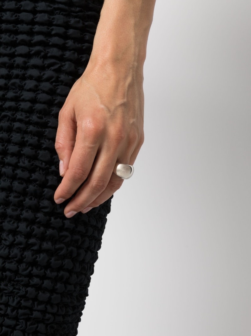 chunky sterling silver ring - 2