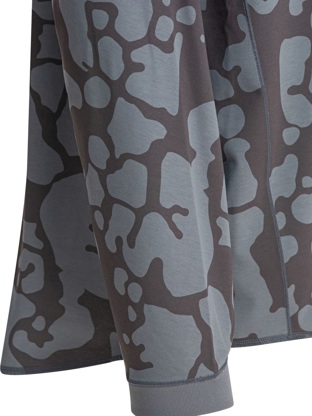 abstract-print raglan-sleeve T-shirt - 4