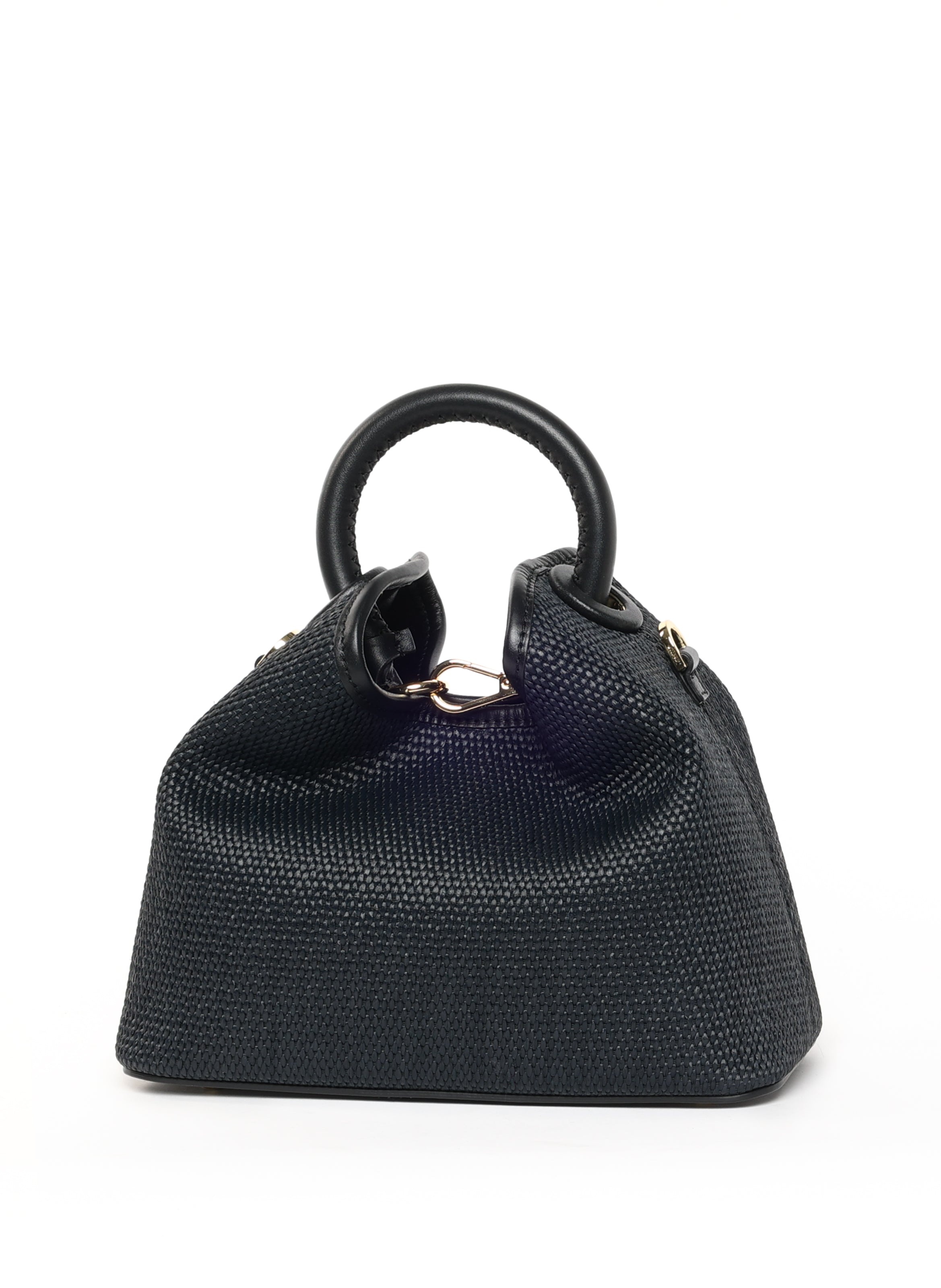Baozi Raffia/Leather Black - 3