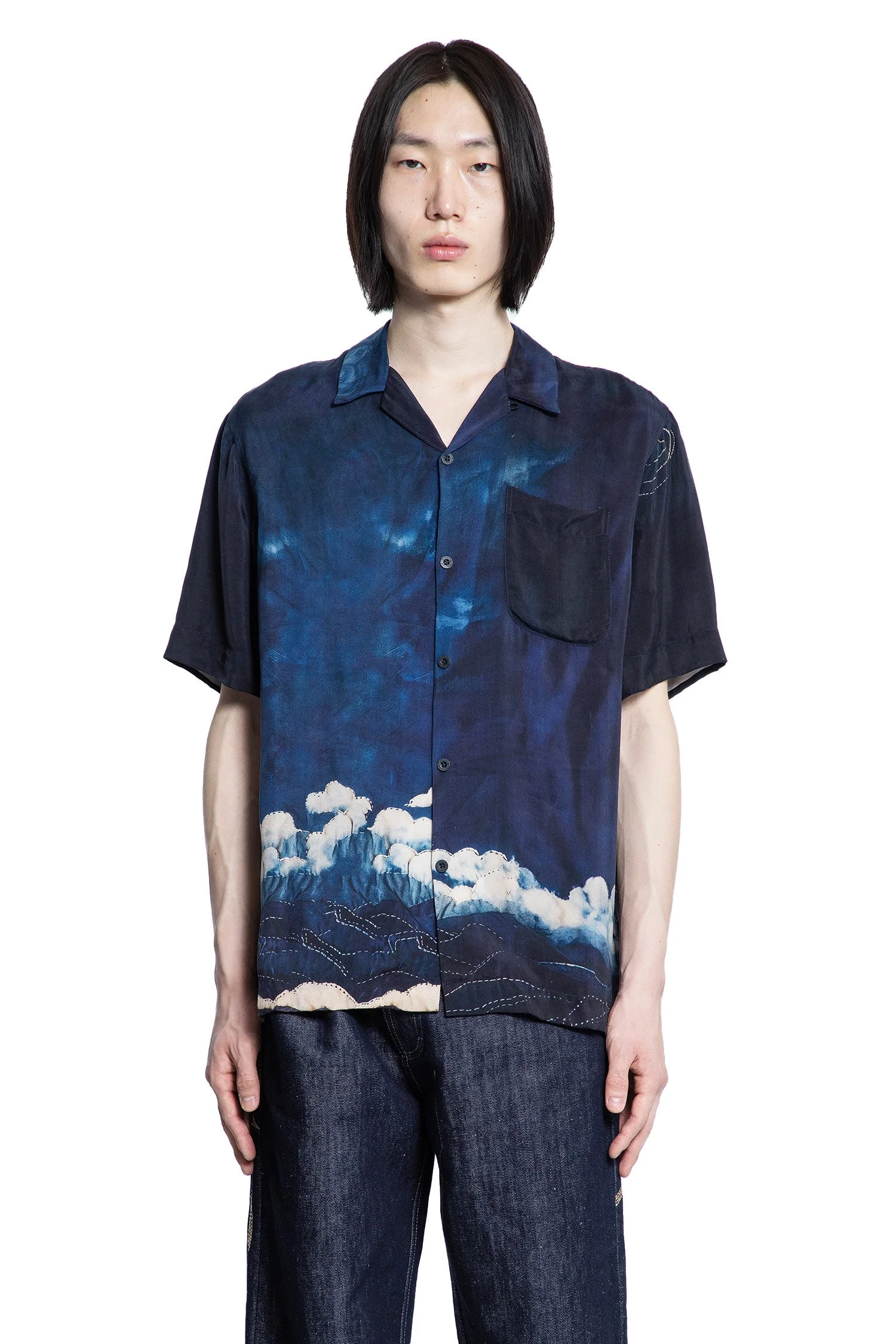 6060 Boro Crane Shirt - 1