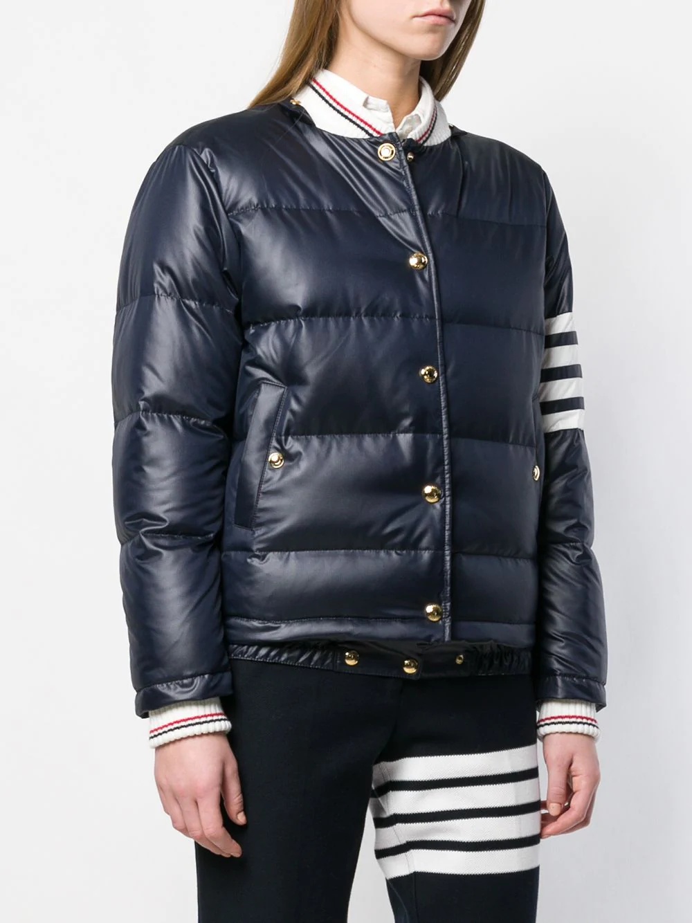 4-Bar padded bomber jacket - 3