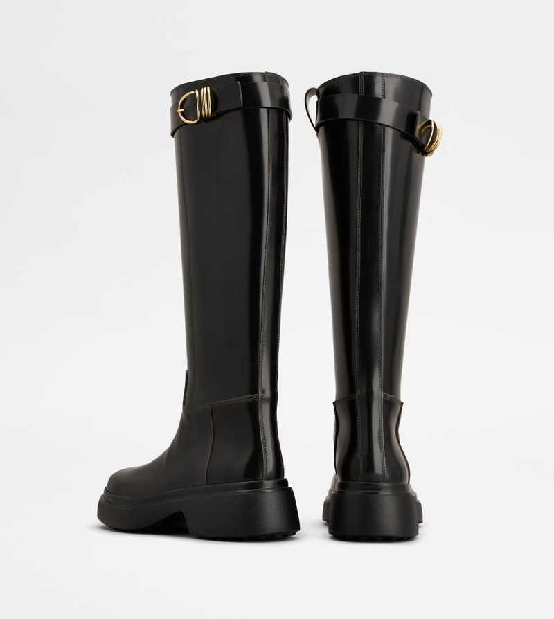 Tod's BOOTS IN LEATHER - GREY outlook