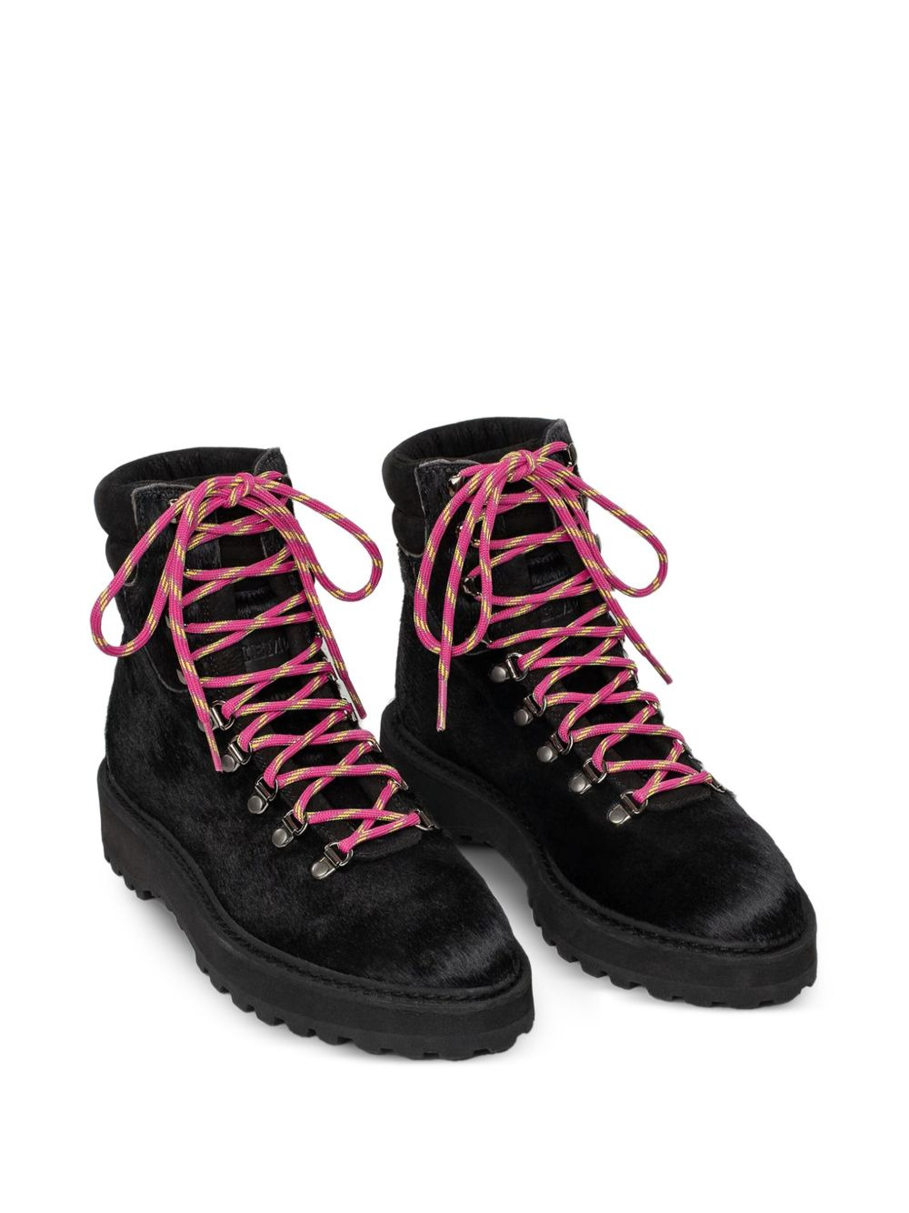 haircalf lace-up boots - 2