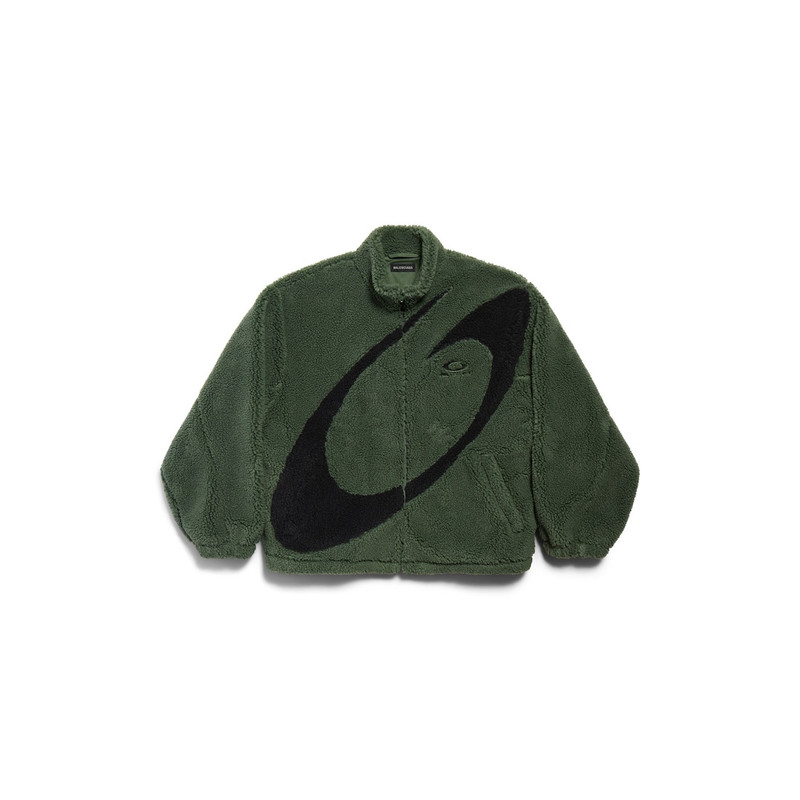 Men's Loop Sports Icon Zip-up Jacket in Khaki 1