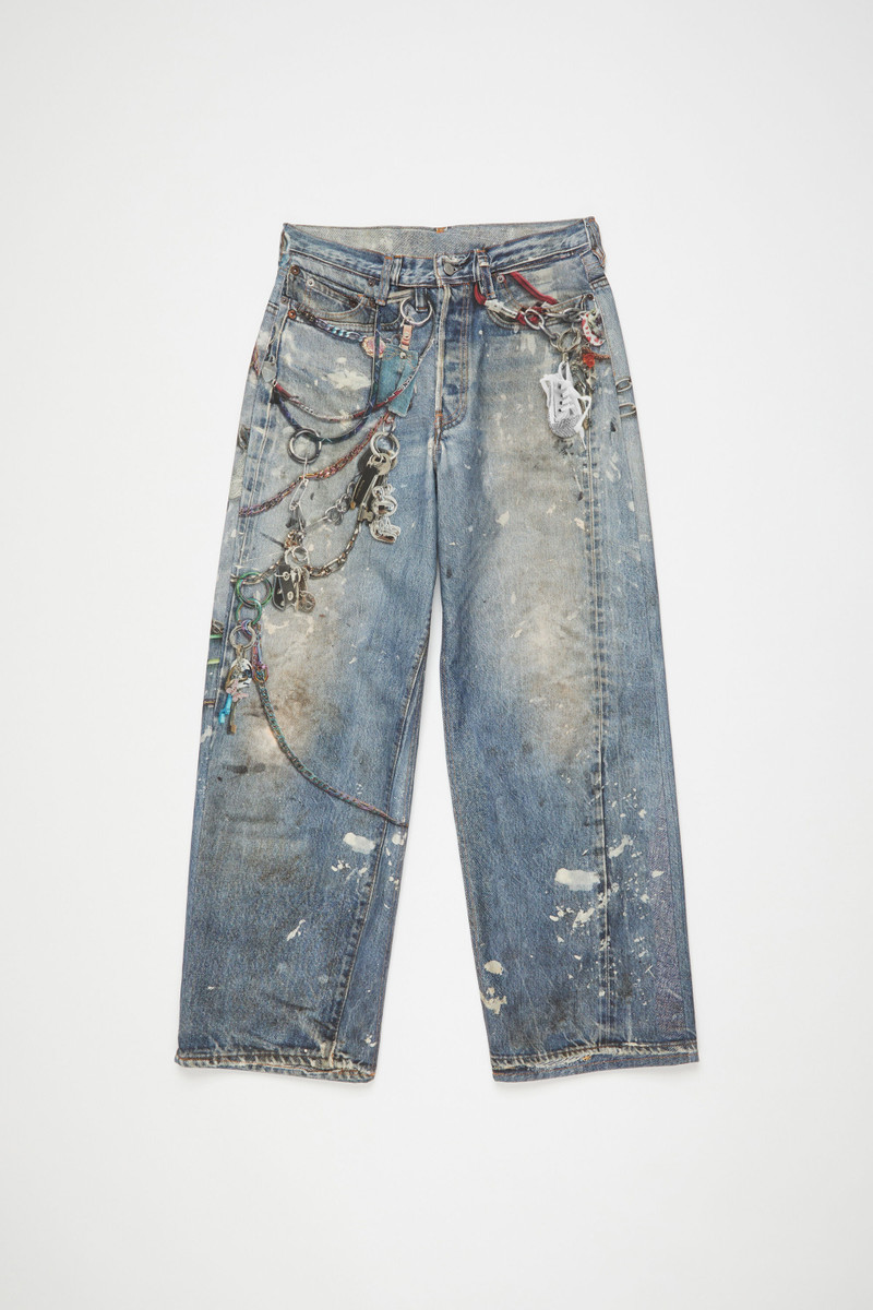 Loose fit trousers - 1981M - Mid Blue 1