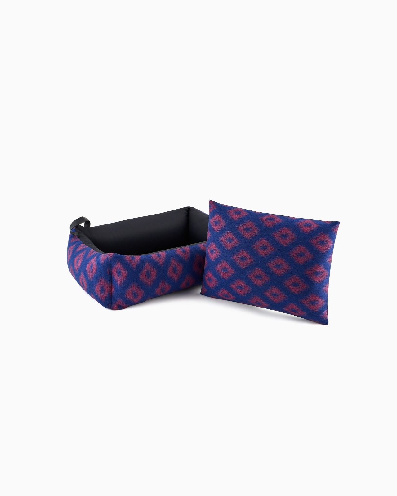 Poldo x Giorgio Armani Ikat jacquard flannel dog bed - 5