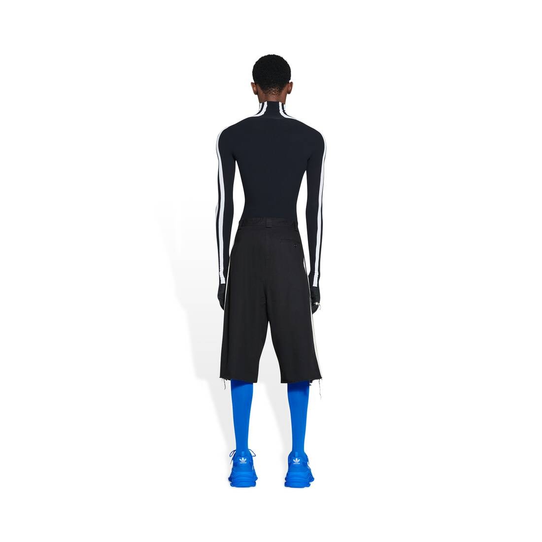 Balenciaga / Adidas Shorts in Black - 4