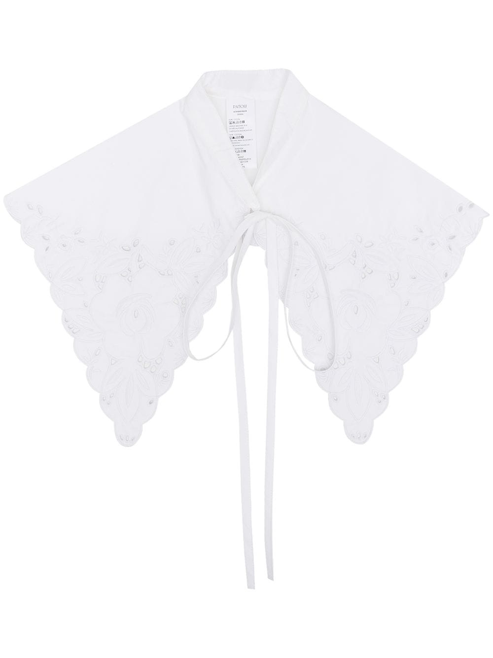 scallop-hem collar - 1