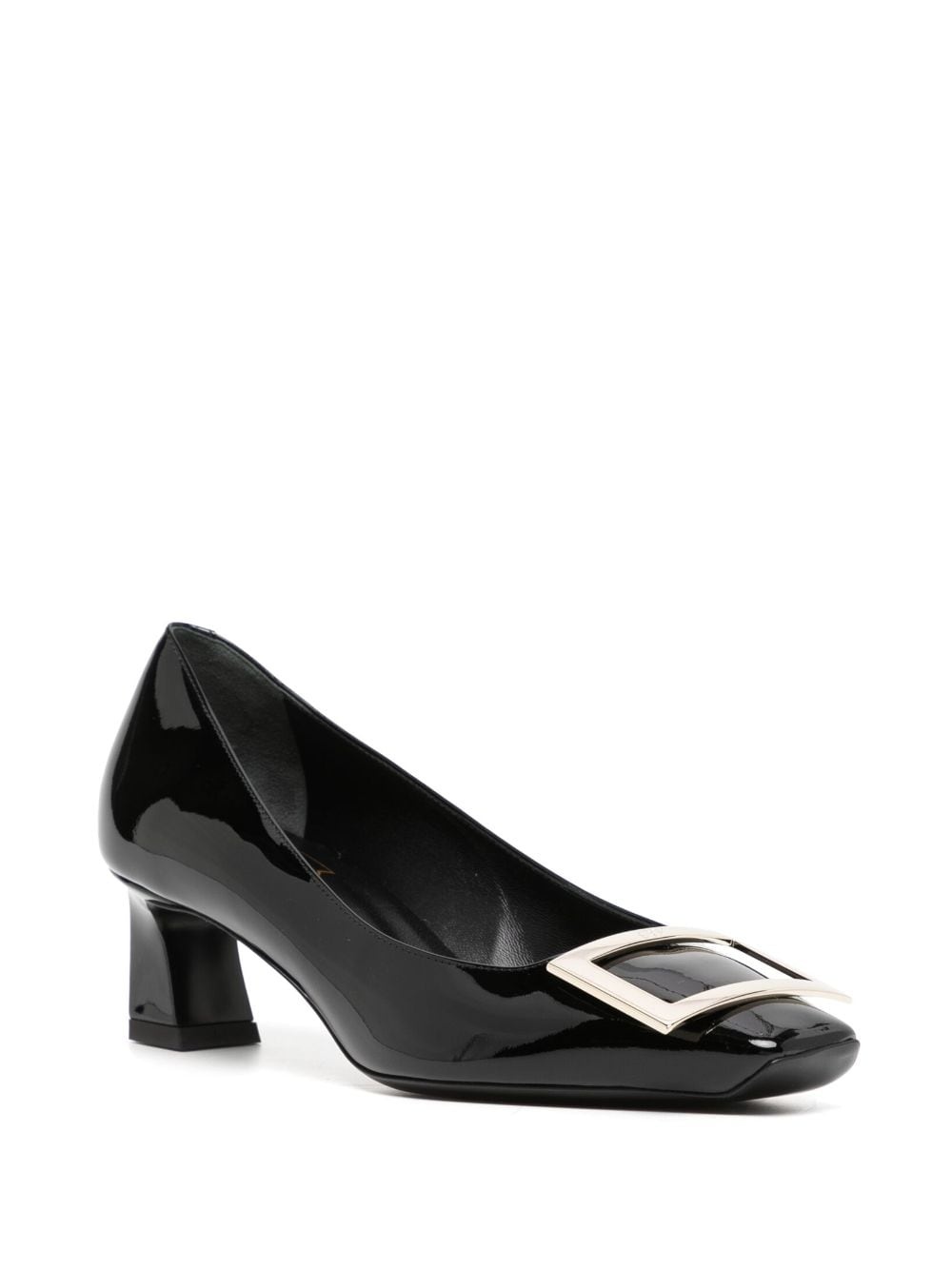 buckle-detail patent leather pumps - 2
