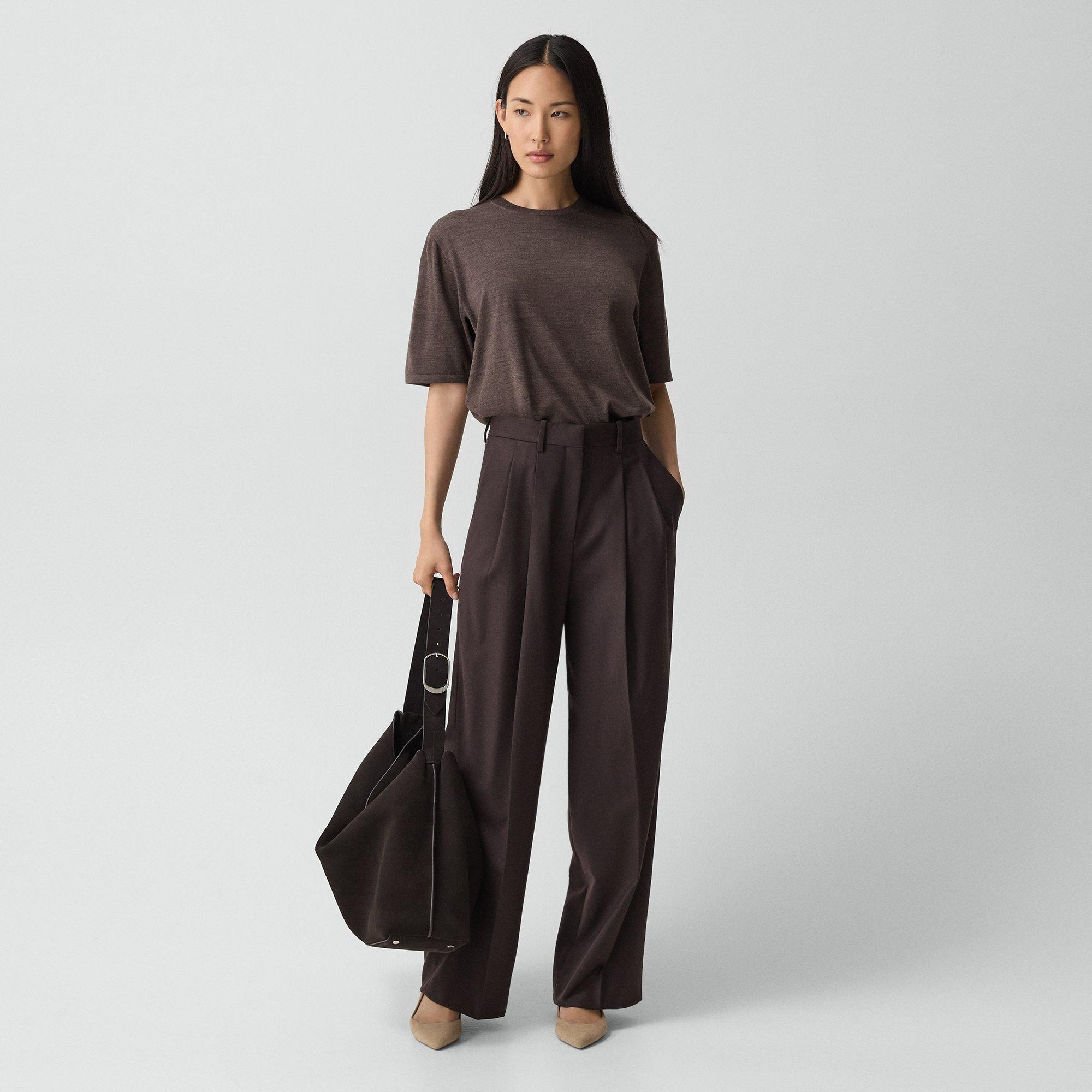 Boyfriend Tee in Regal Wool - 6