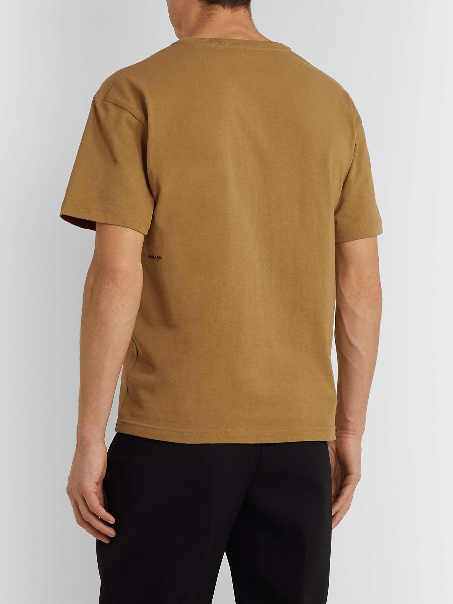 Slim-Fit Mélange Cotton-Jersey T-Shirt - 5