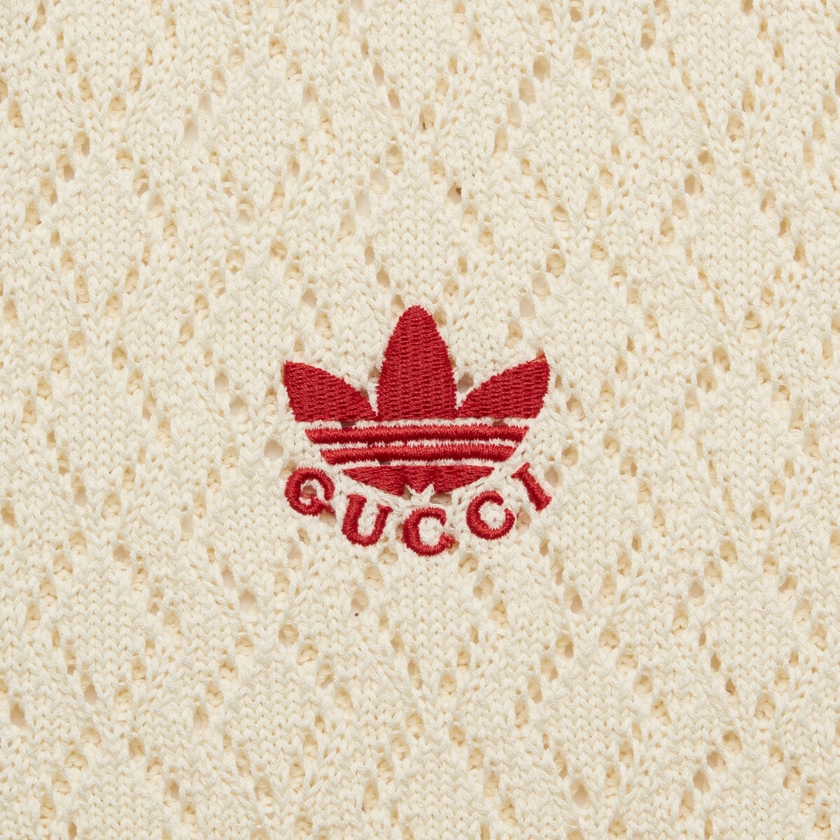 adidas x Gucci cotton polo - 5
