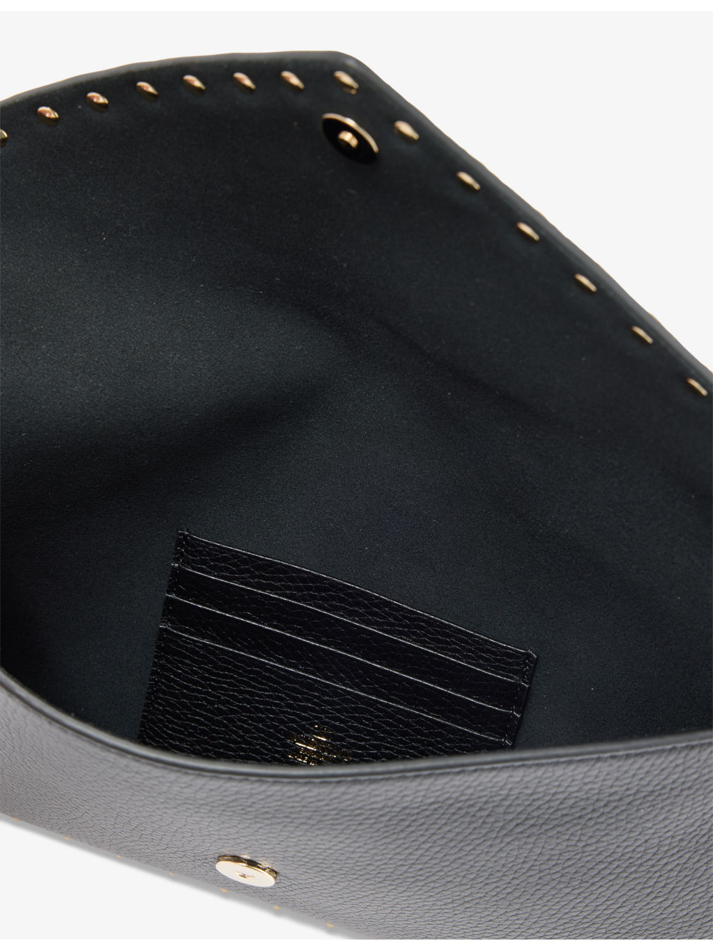 Rockstud Leather Clutch Bag - 5