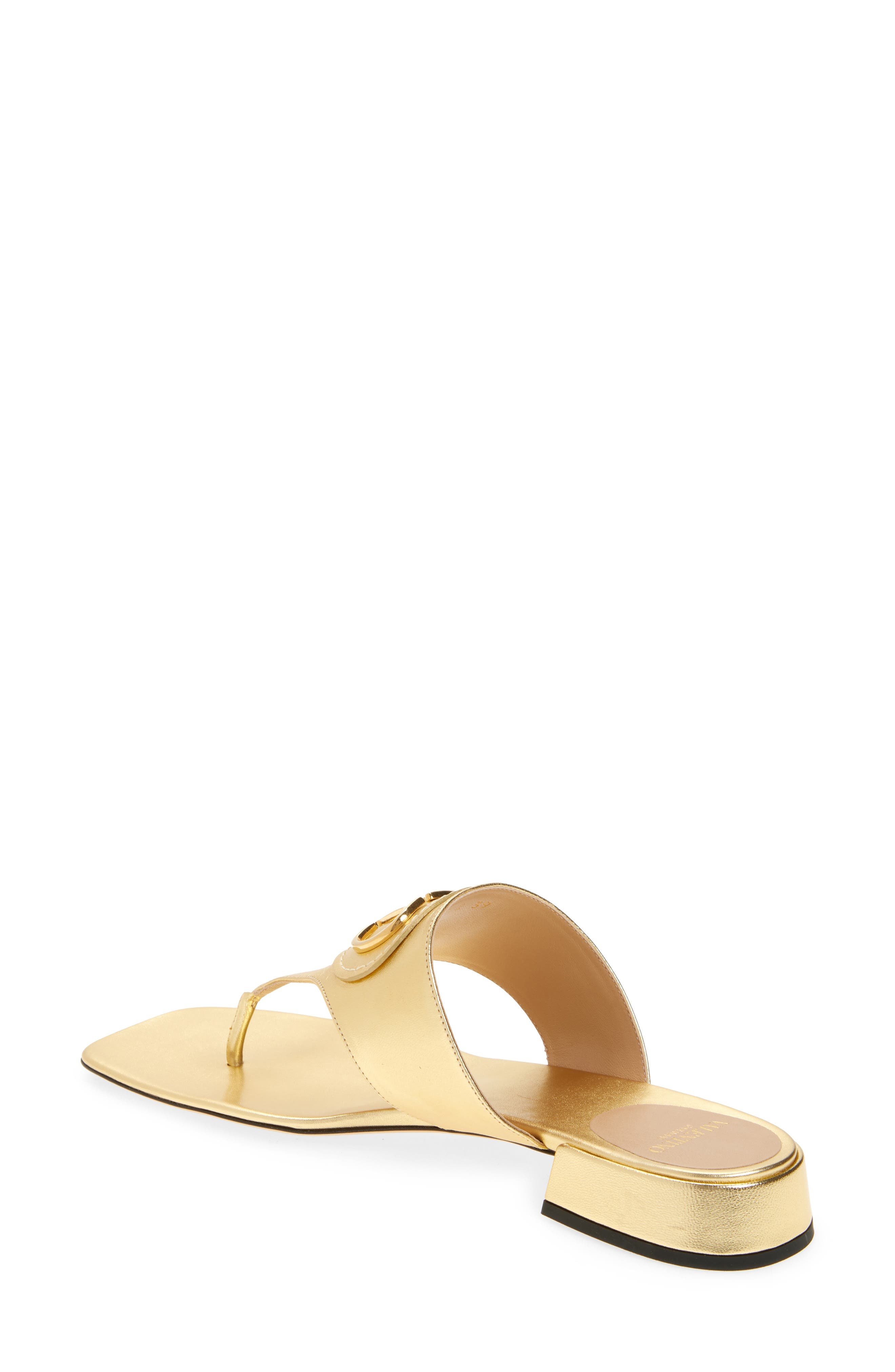 Valentino Garavani VLOGO Sandal in Antique Brass at Nordstrom - 2