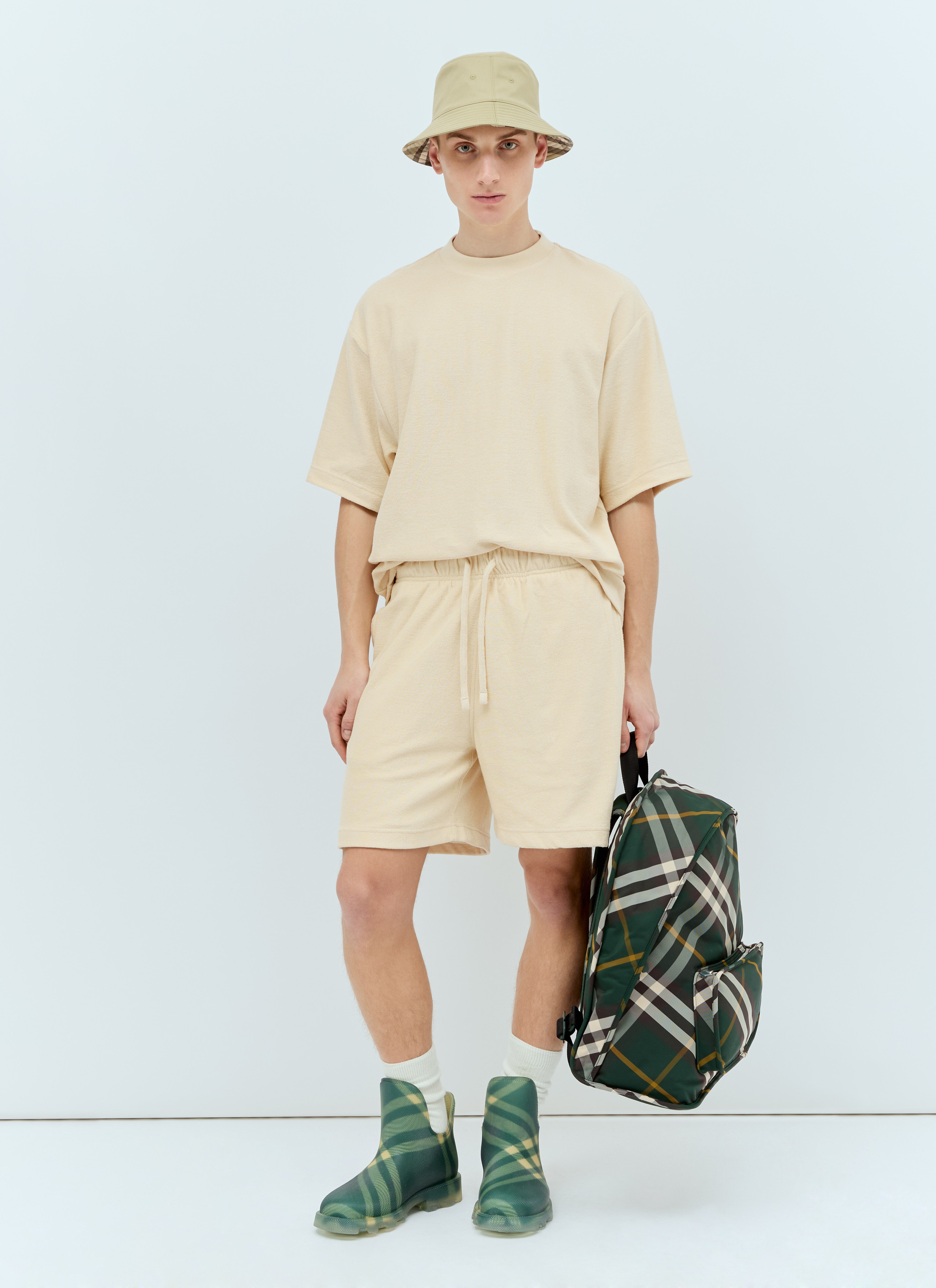 Cotton Towelling Shorts - 2