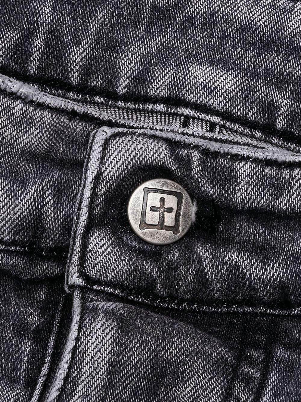 Bronko Smoke Trashed distressed jeans - 5
