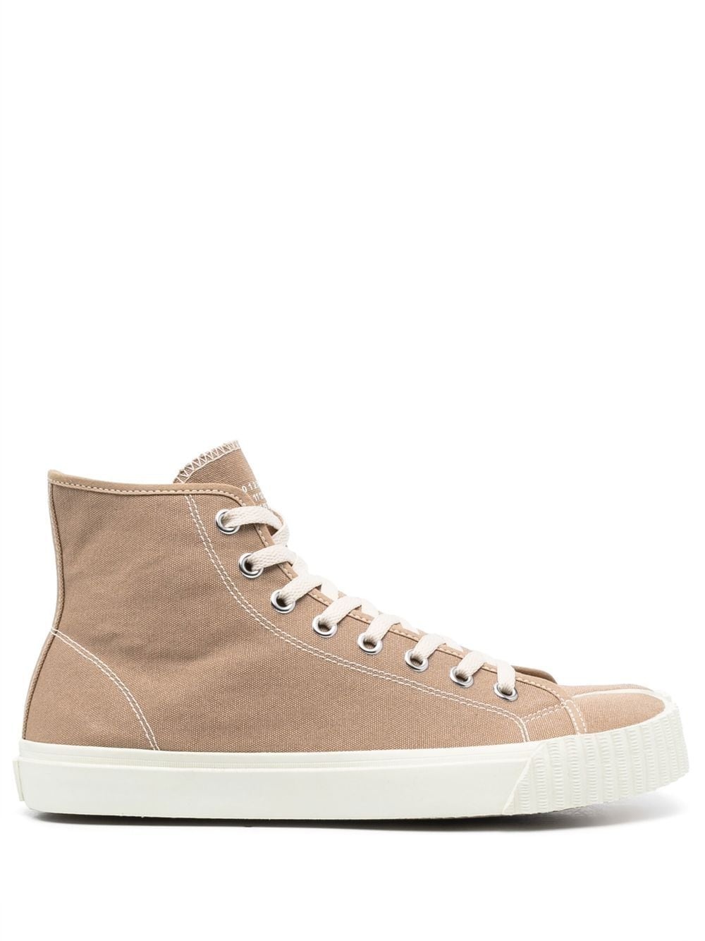 [MAISON MARGIELA] TABI HIGH TOP SNEAKERS ☆ Maison Margiela Tabi high-top Sneakers | White | FARFETCH JO
