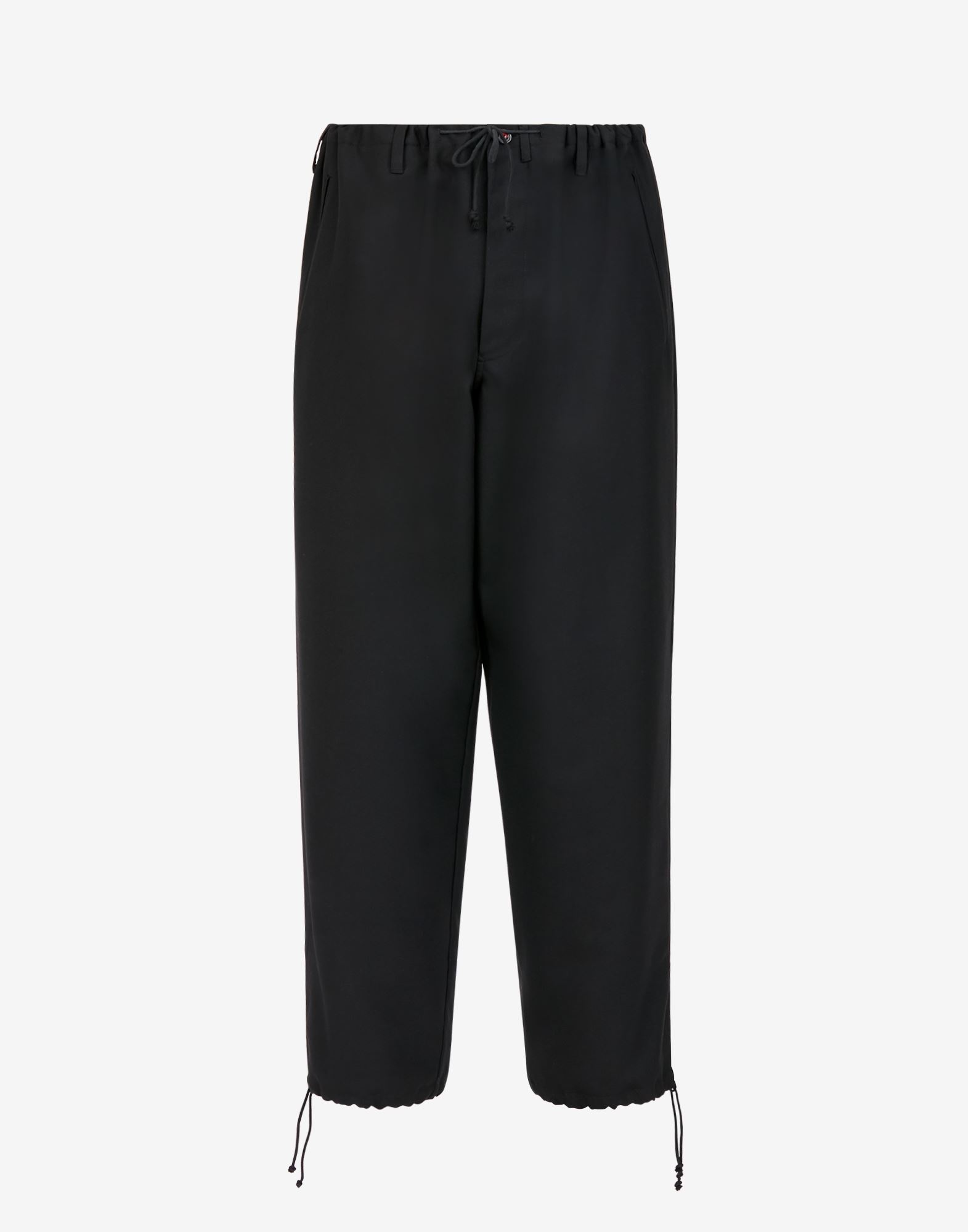 Drawstring leg trousers - 1